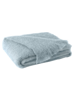 Glacier Brushed Mohair Throw