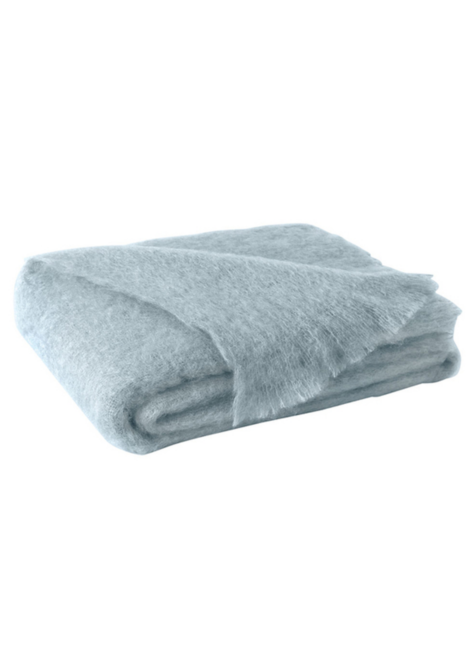 Glacier Brushed Mohair Throw