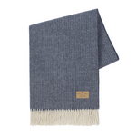 Pacific Pinstripe Cashmere Throw