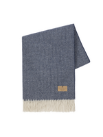 Pacific Pinstripe Cashmere Throw