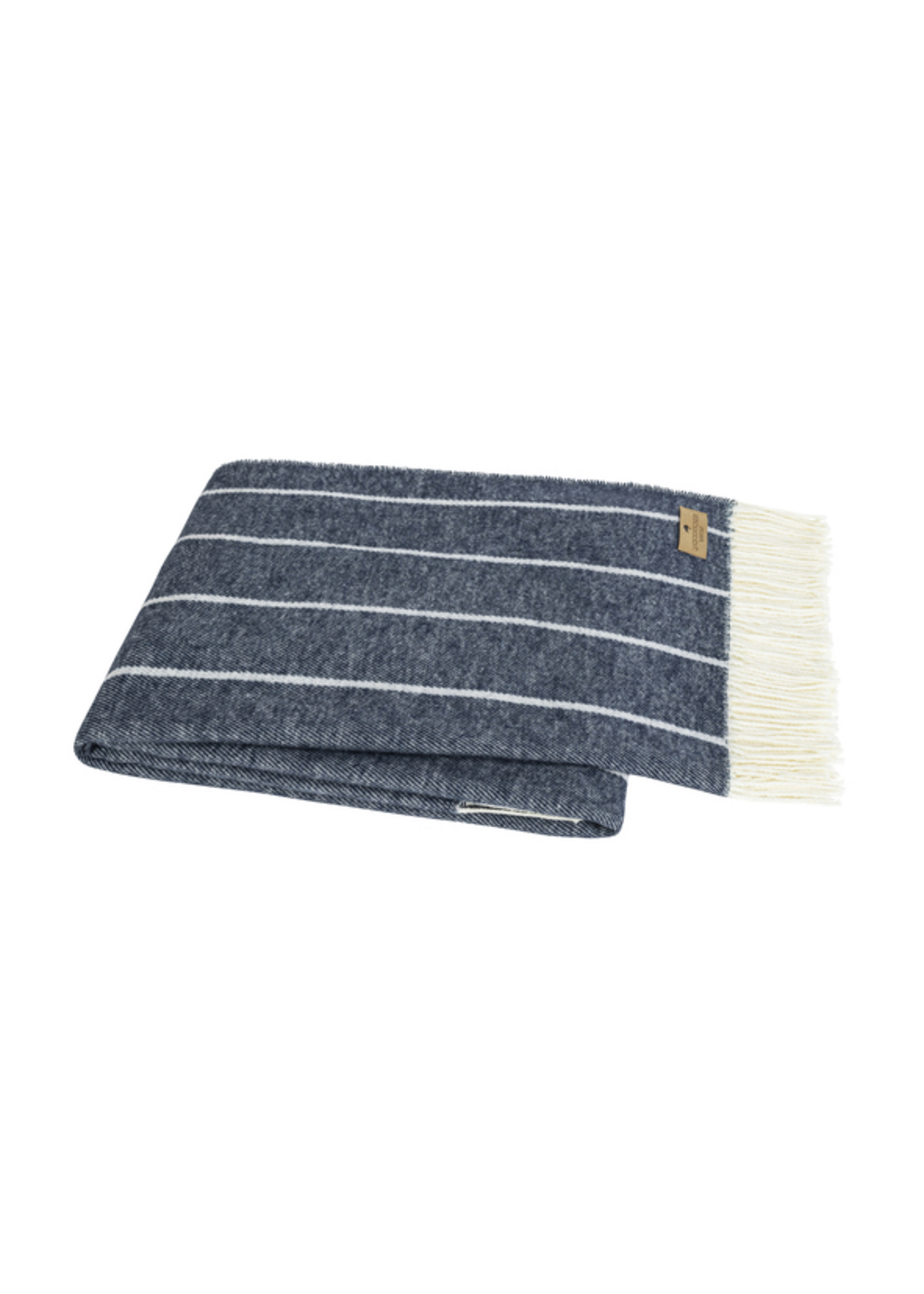 Navy Fiji Stripe Throw