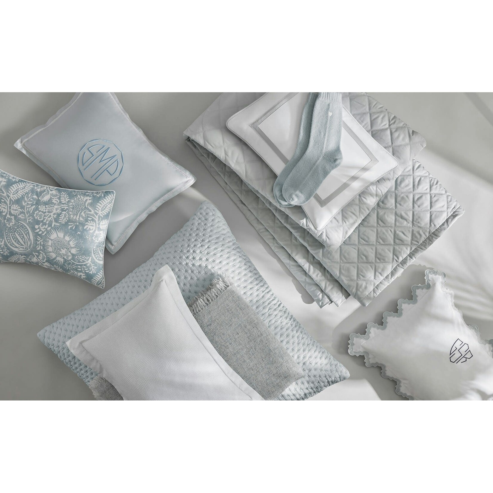 Matouk Matouk Margaret Quilt Full/Queen Cloud