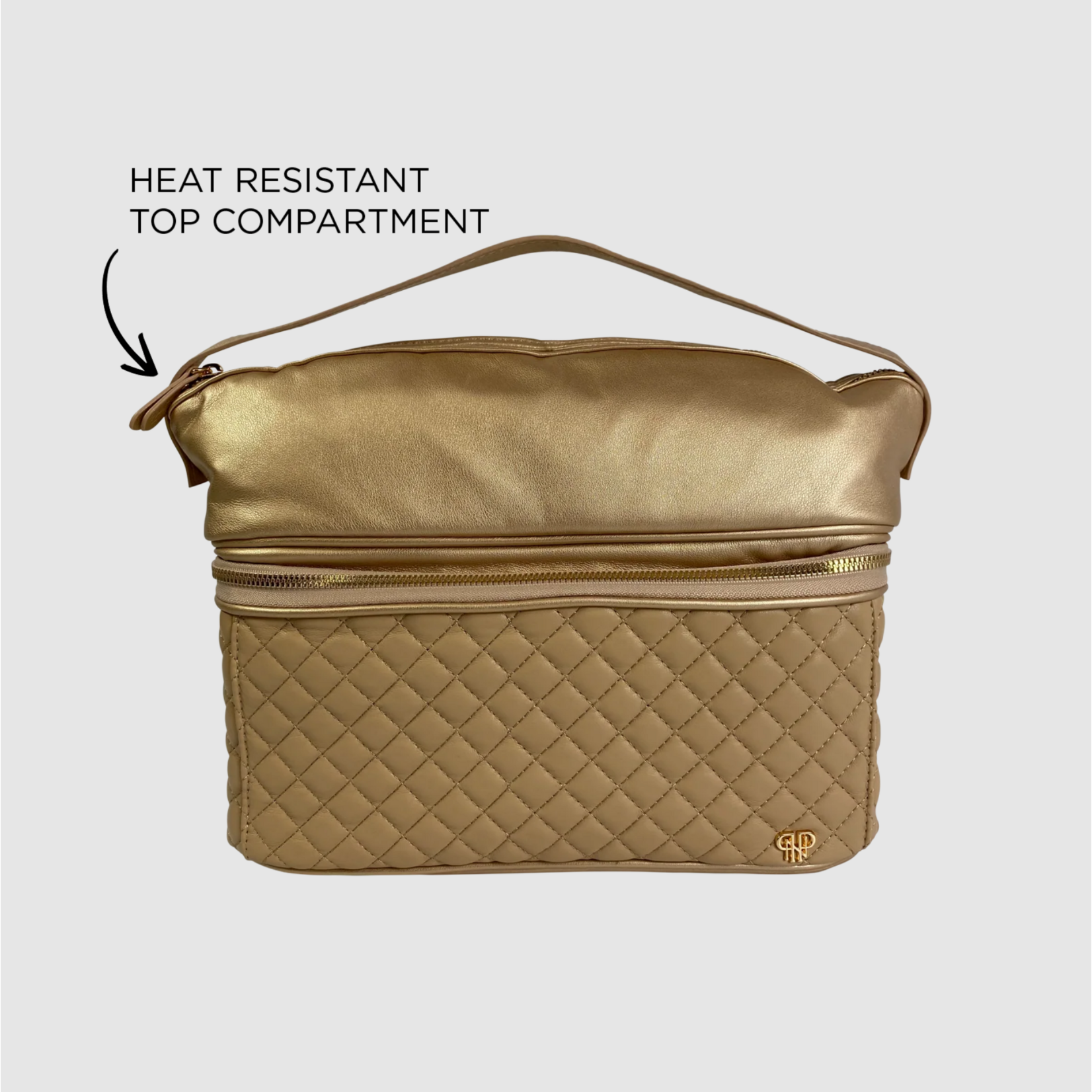 Pursen Stylist  Travel Bag Gold Luster