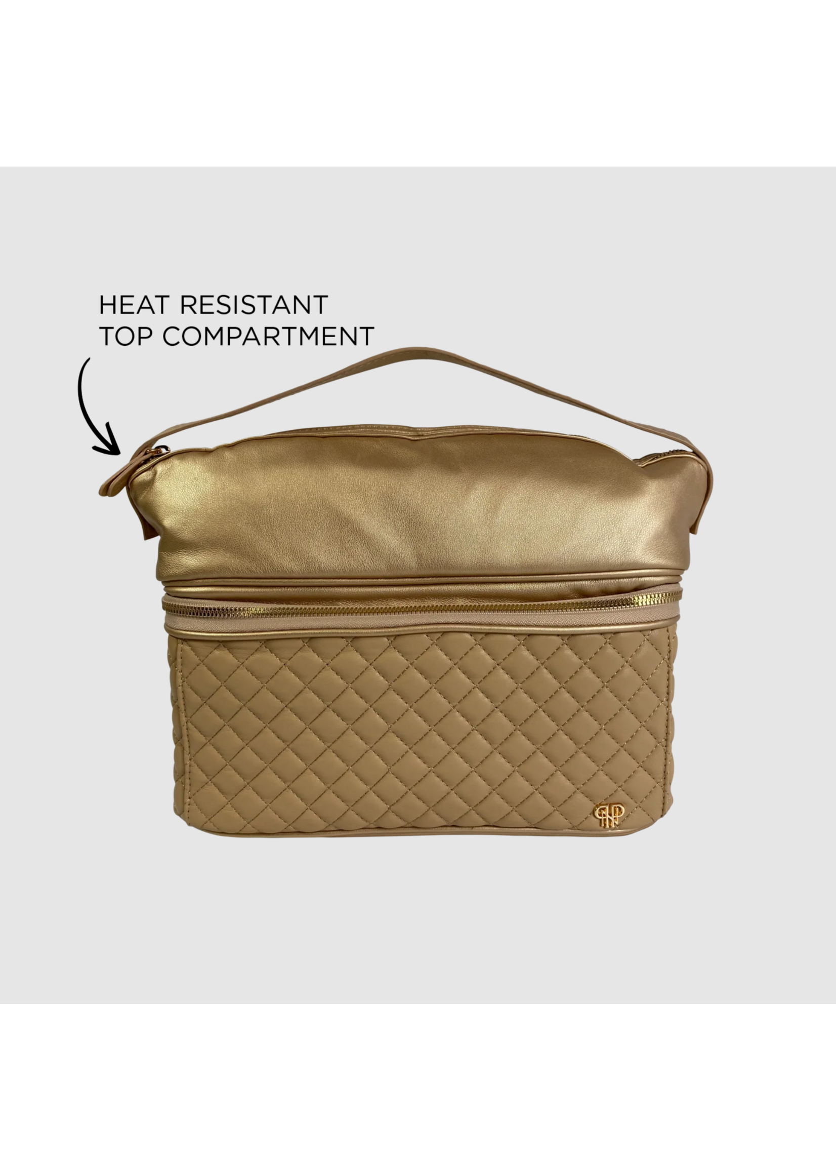 Pursen Stylist  Travel Bag Gold Luster