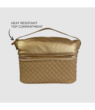 PurseN Pursen Stylist  Travel Bag Gold Luster