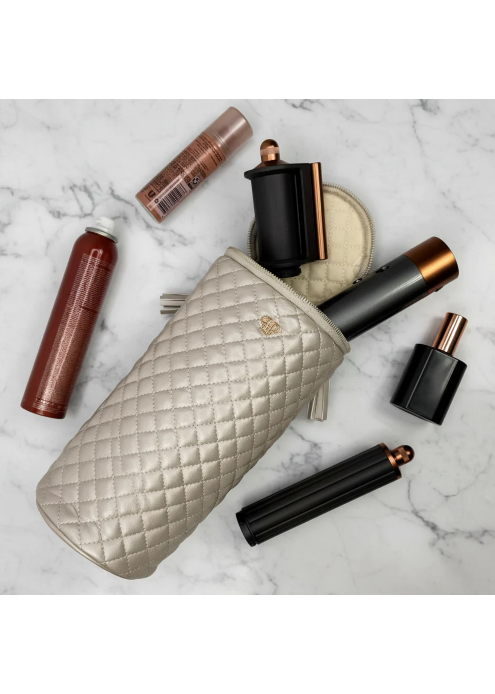 Pursen Hot Tool Holder Pearl Quilted