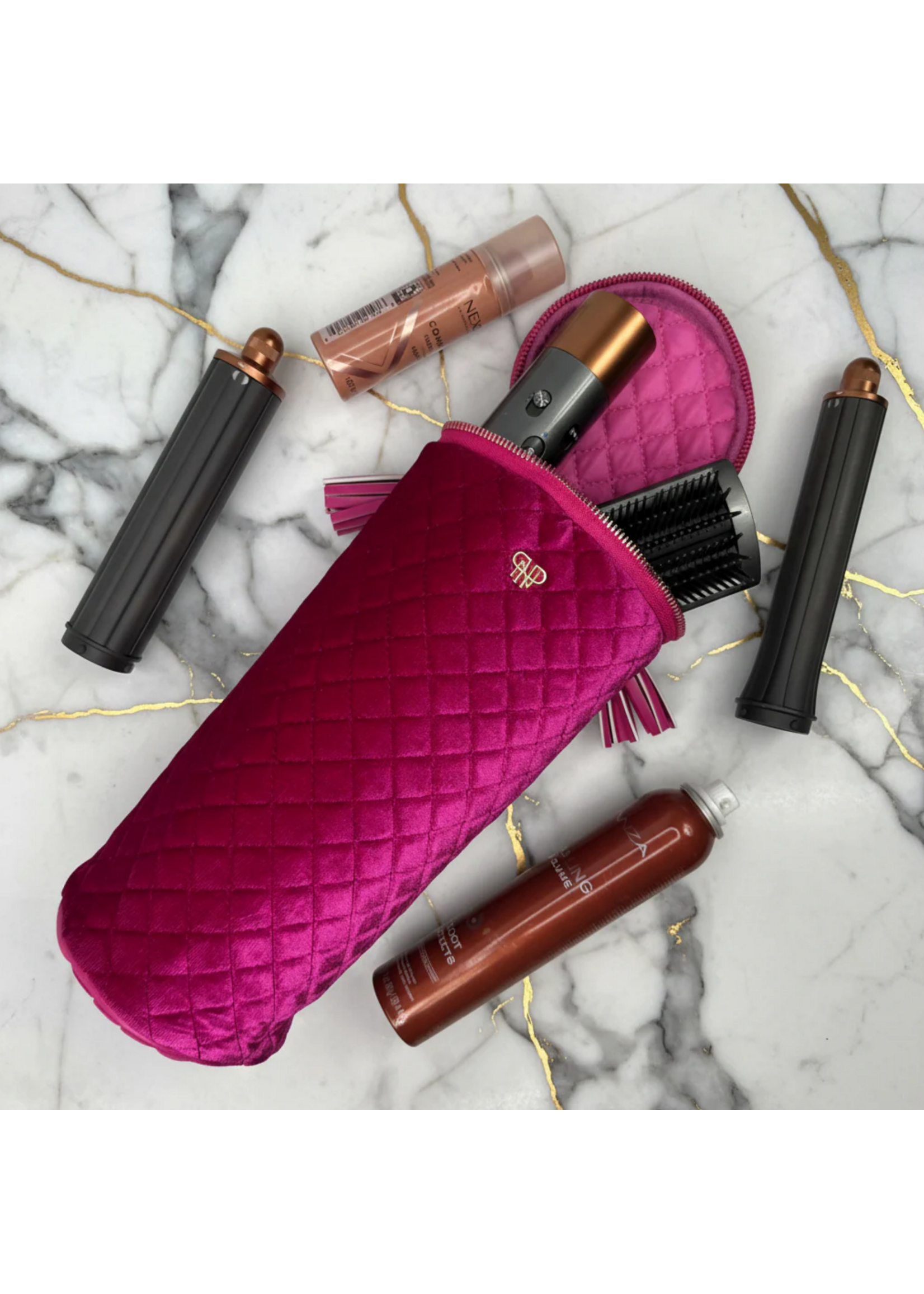 Hot Tool Holder Fuchsia Velvet