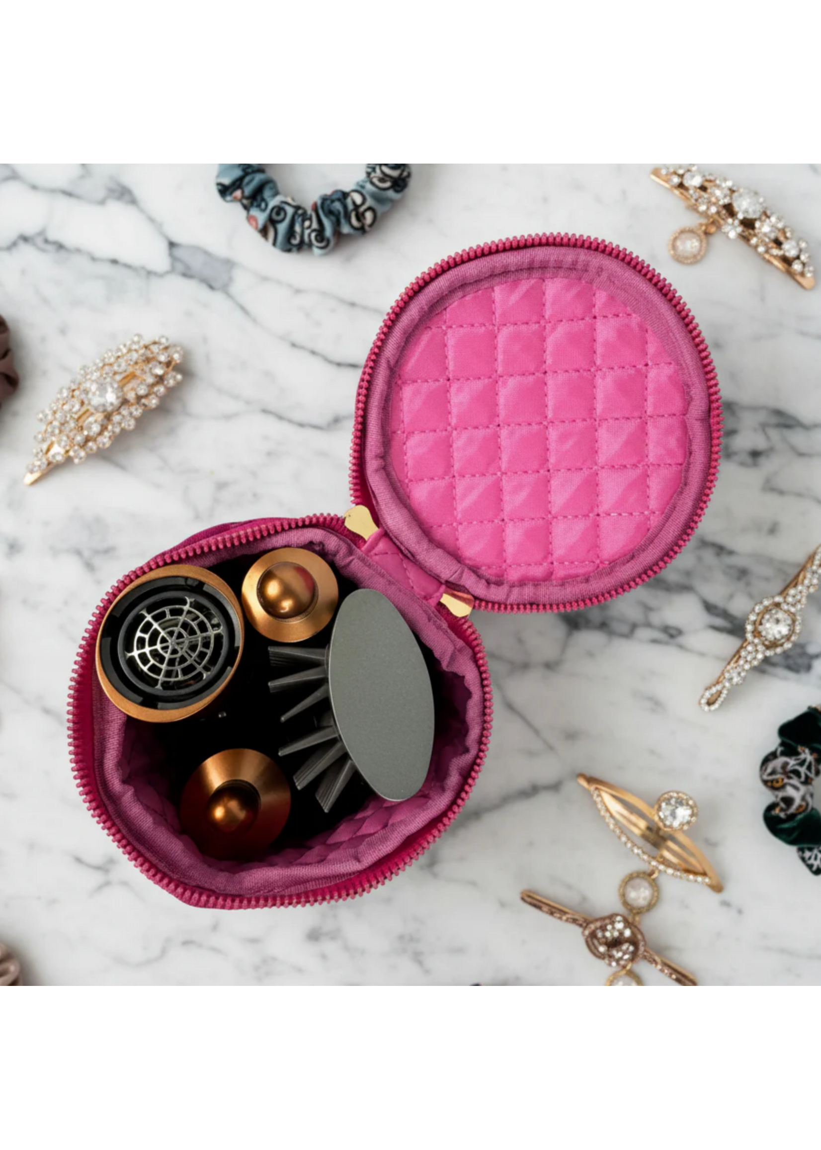 Hot Tool Holder Fuchsia Velvet