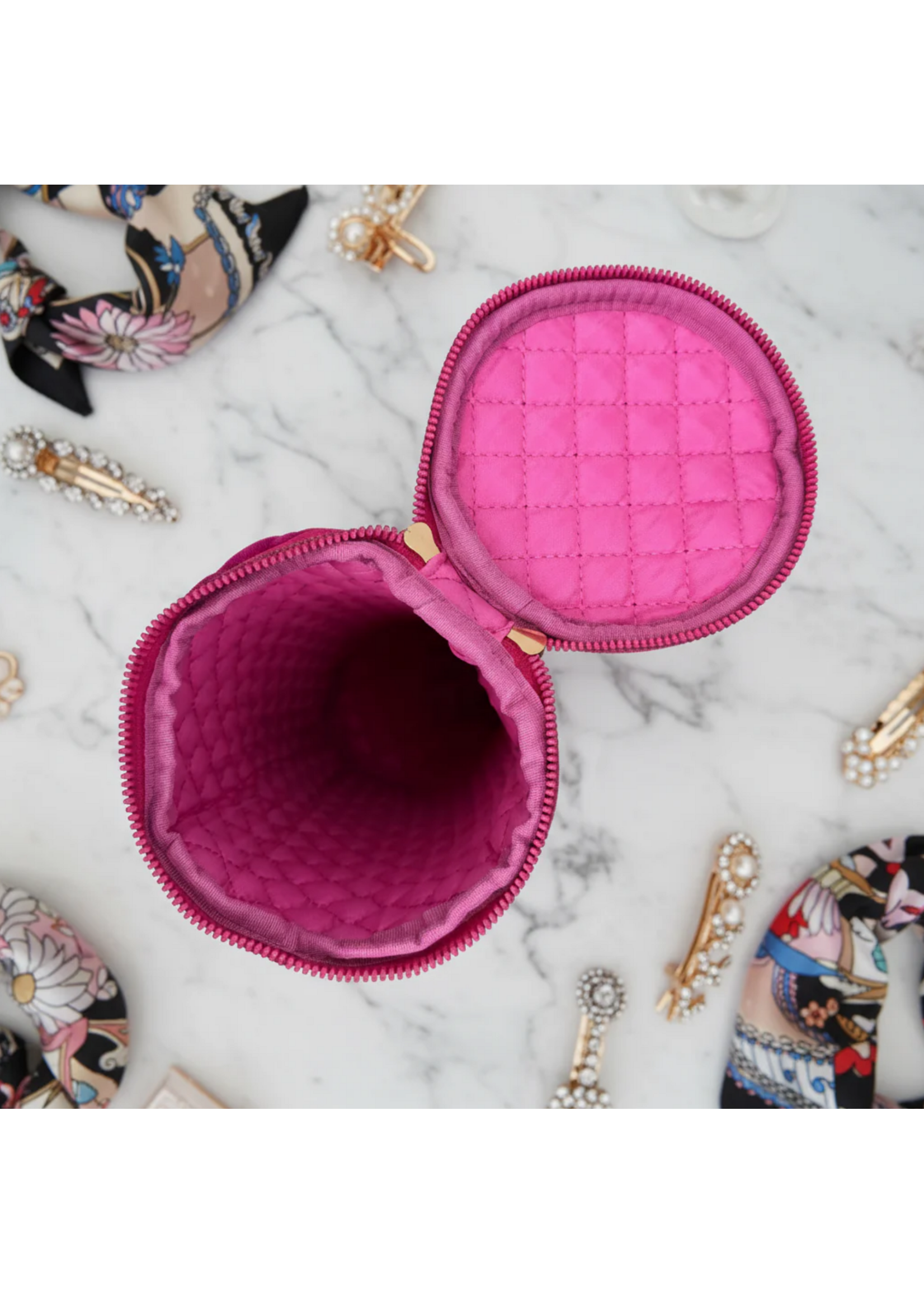 Hot Tool Holder Fuchsia Velvet