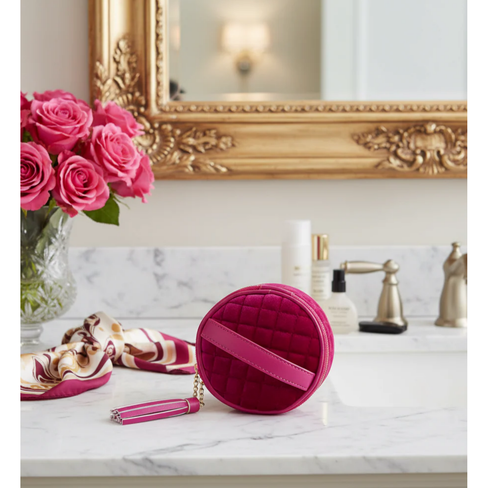 PurseN Hot Tool Holder Fuchsia Velvet