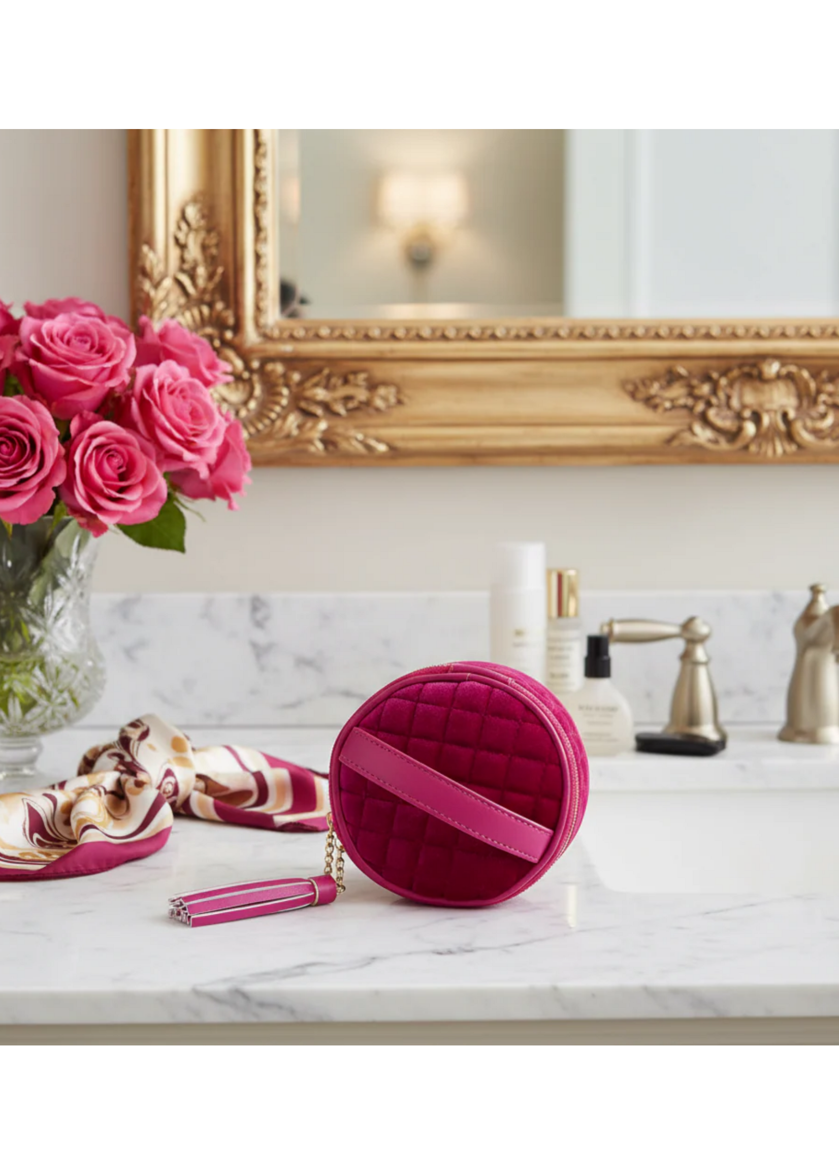 Hot Tool Holder Fuchsia Velvet