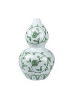 Celadon Green Vine Gourd Vase