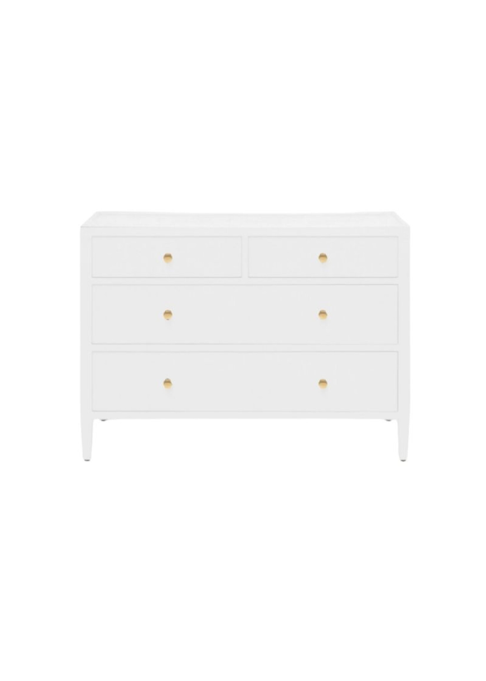 White  Linen Dresser 48"