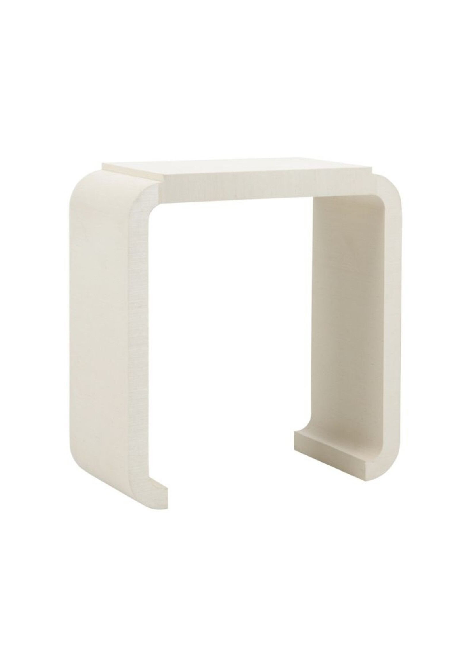 Grasscloth Waterfall Console