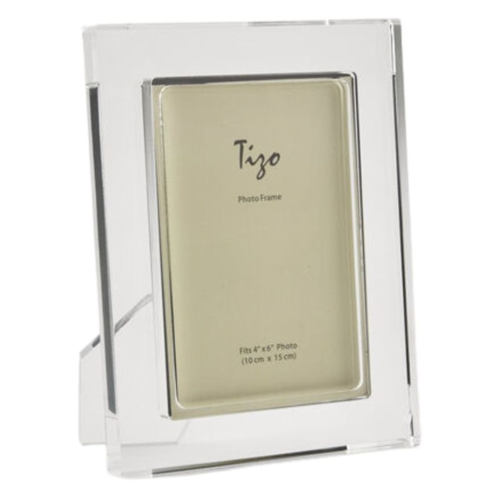 Lucite Frame 4x6 w/ Clear Border