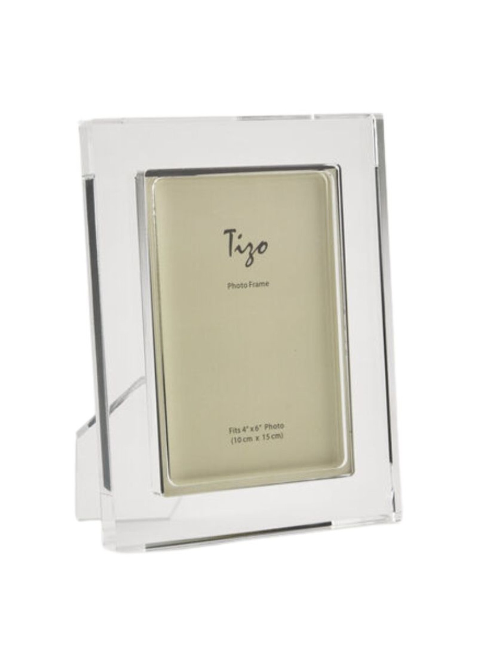 Lucite Frame 4x6 w/ Clear Border