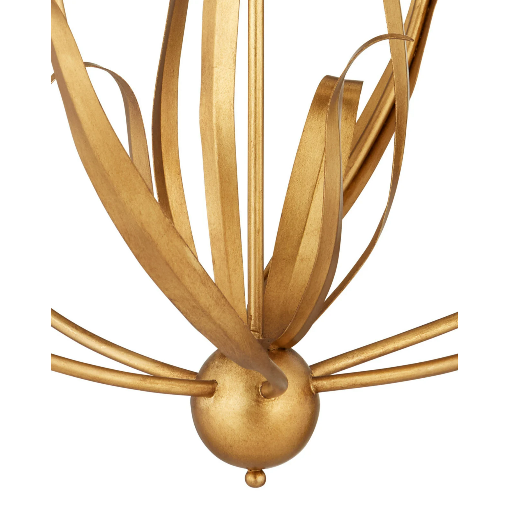 Curry & Co Menefee Gold Chandelier