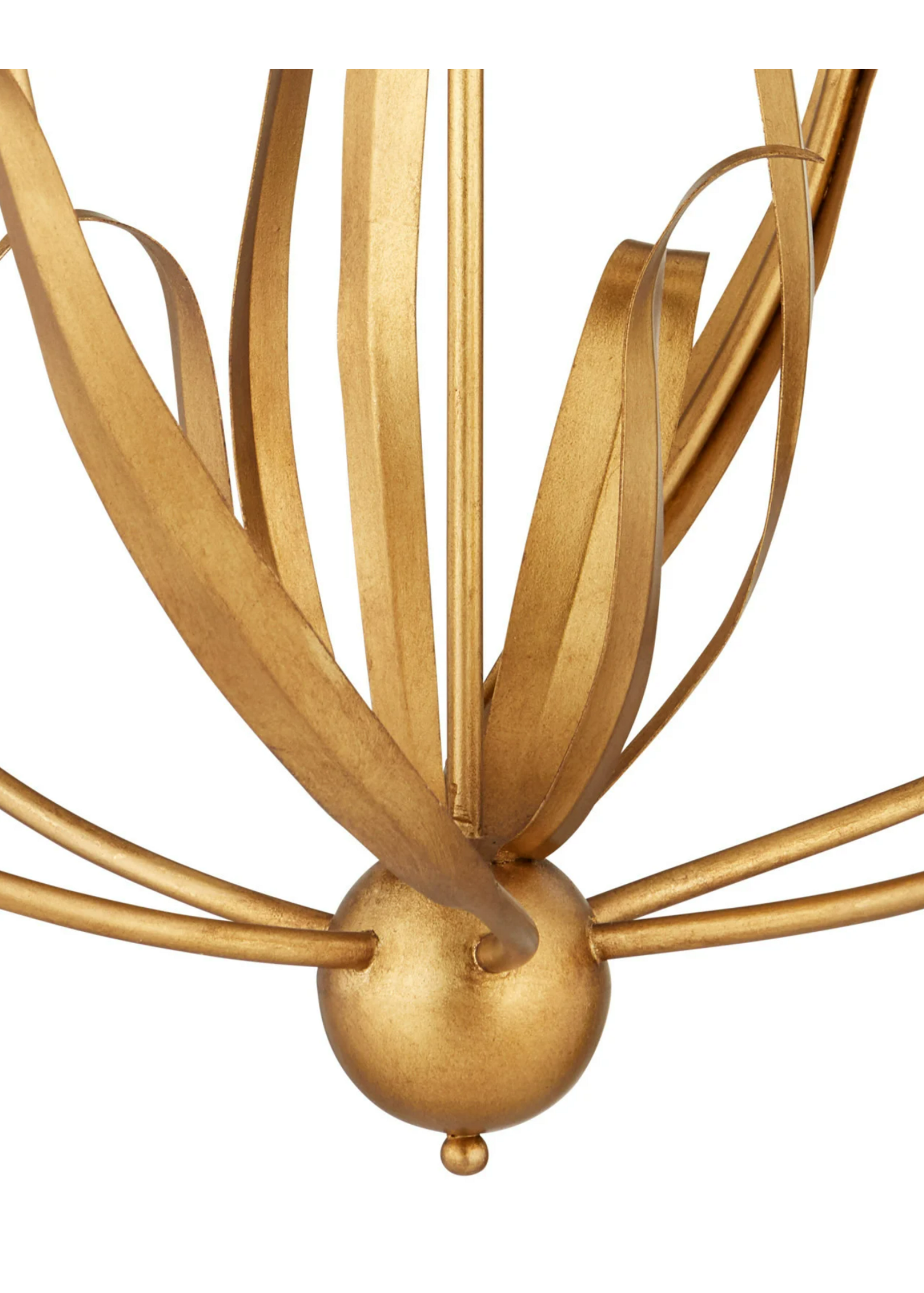 Curry & Co Menefee Gold Chandelier