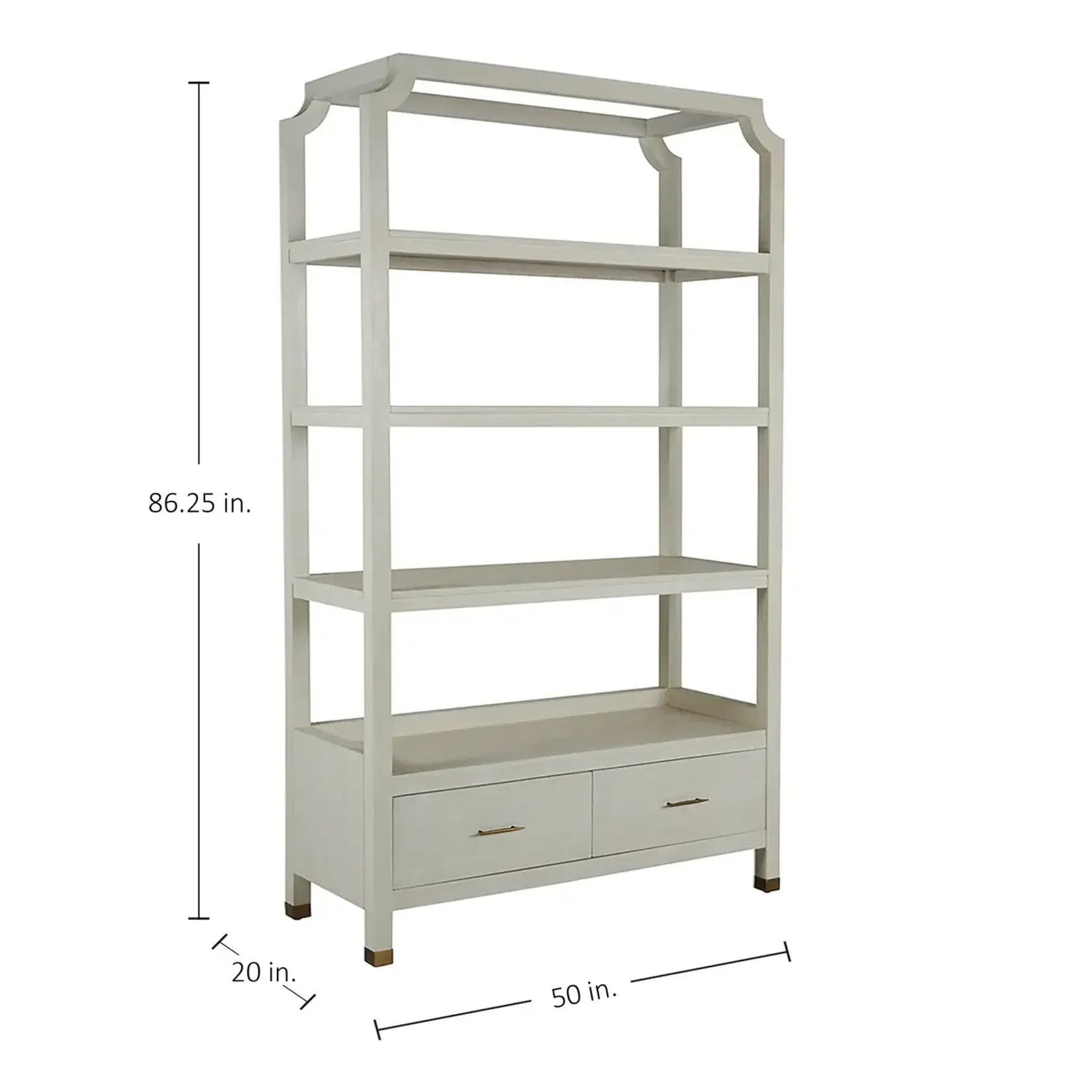 Gabby Crest Bookcase