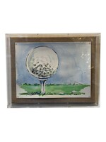 TEE"D GOLF BALL