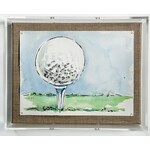 TEE"D GOLF BALL