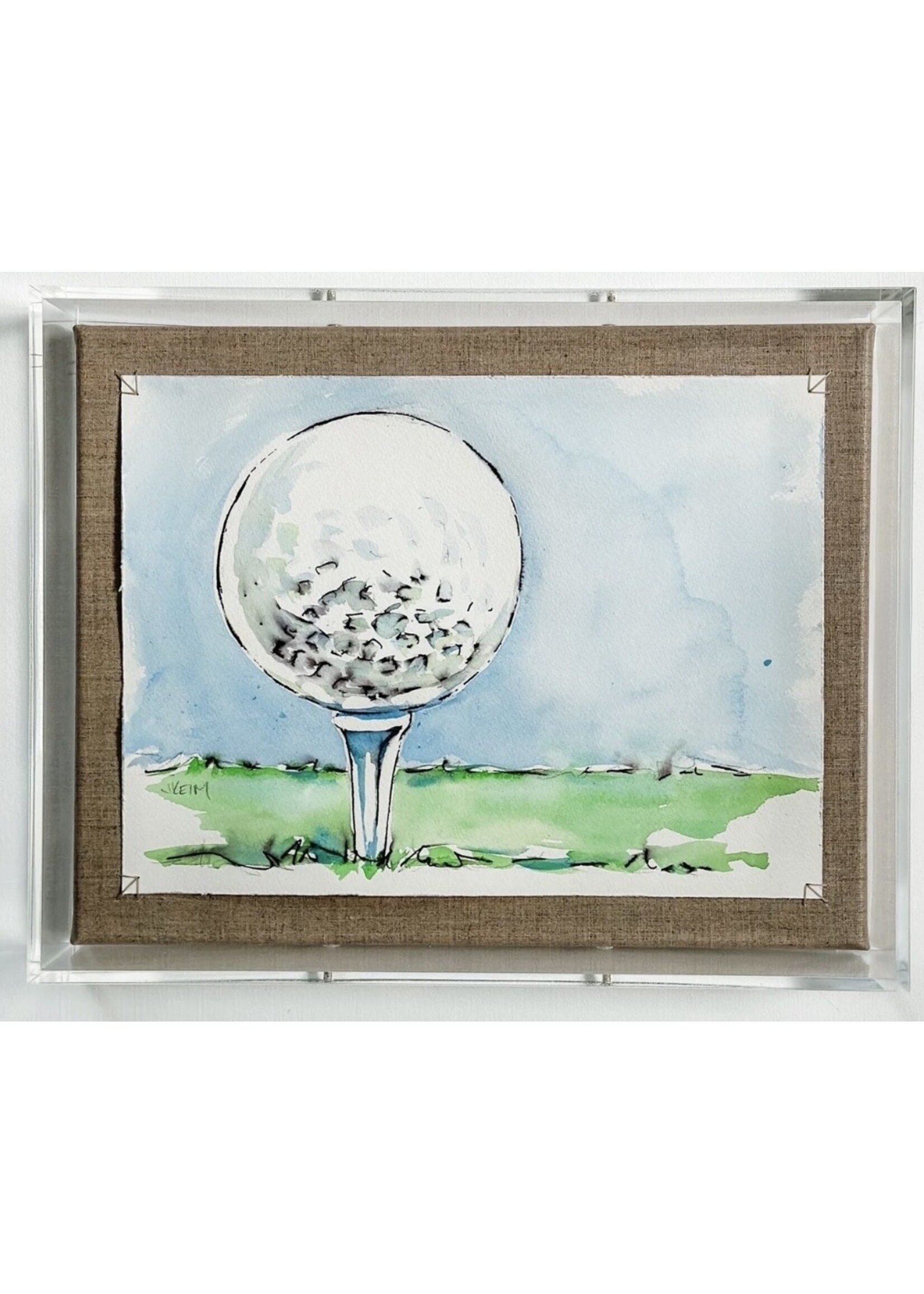 Tee'd Golf Ball 11x14x3