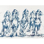(SOLD) Blue Off to the Races