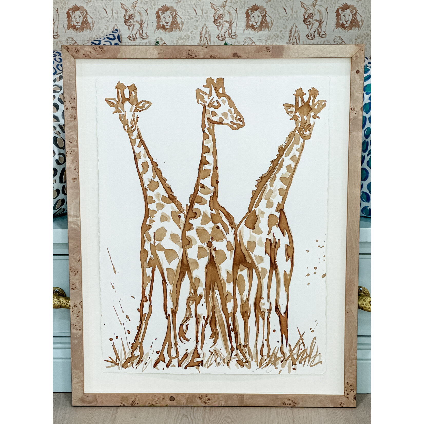 (SOLD) 3 Giraffes