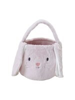 Fluffy Bunny Basket Pink