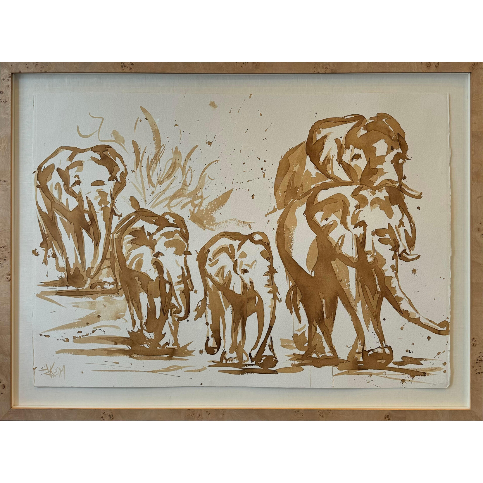 (SOLD) Elephant Family