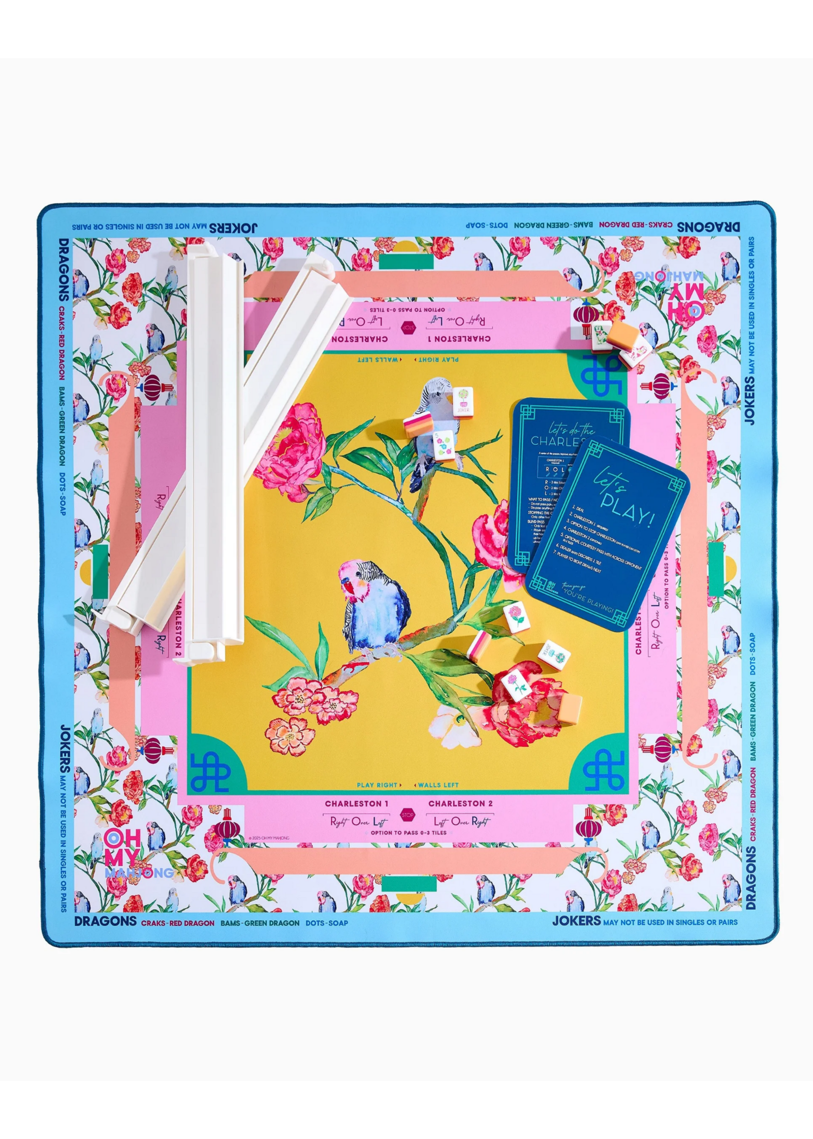 Oh My Mahjong White  Acrylc Rack and Pusher Set