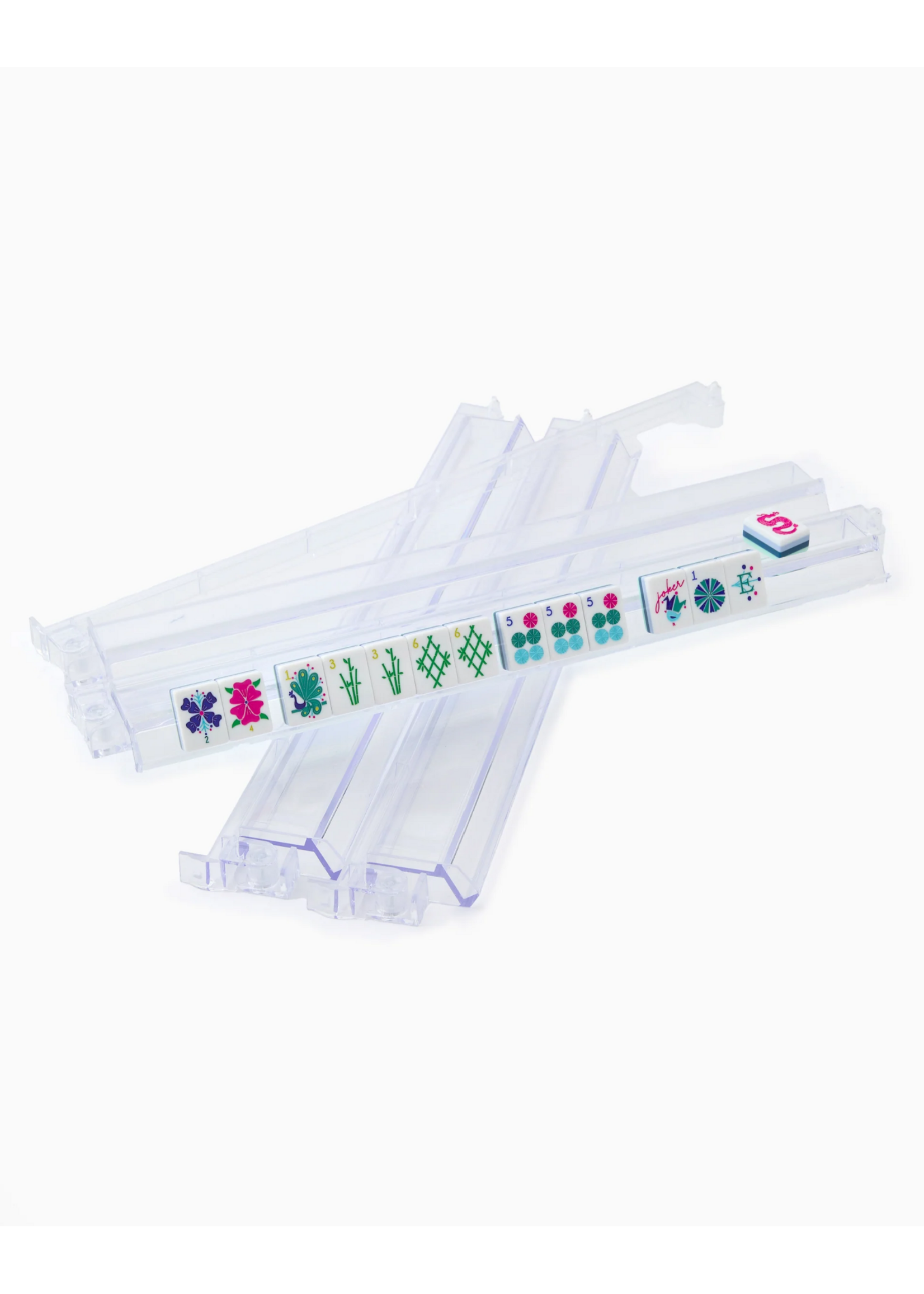 Oh My Mahjong Clear Acrylc Rack and Pusher Set