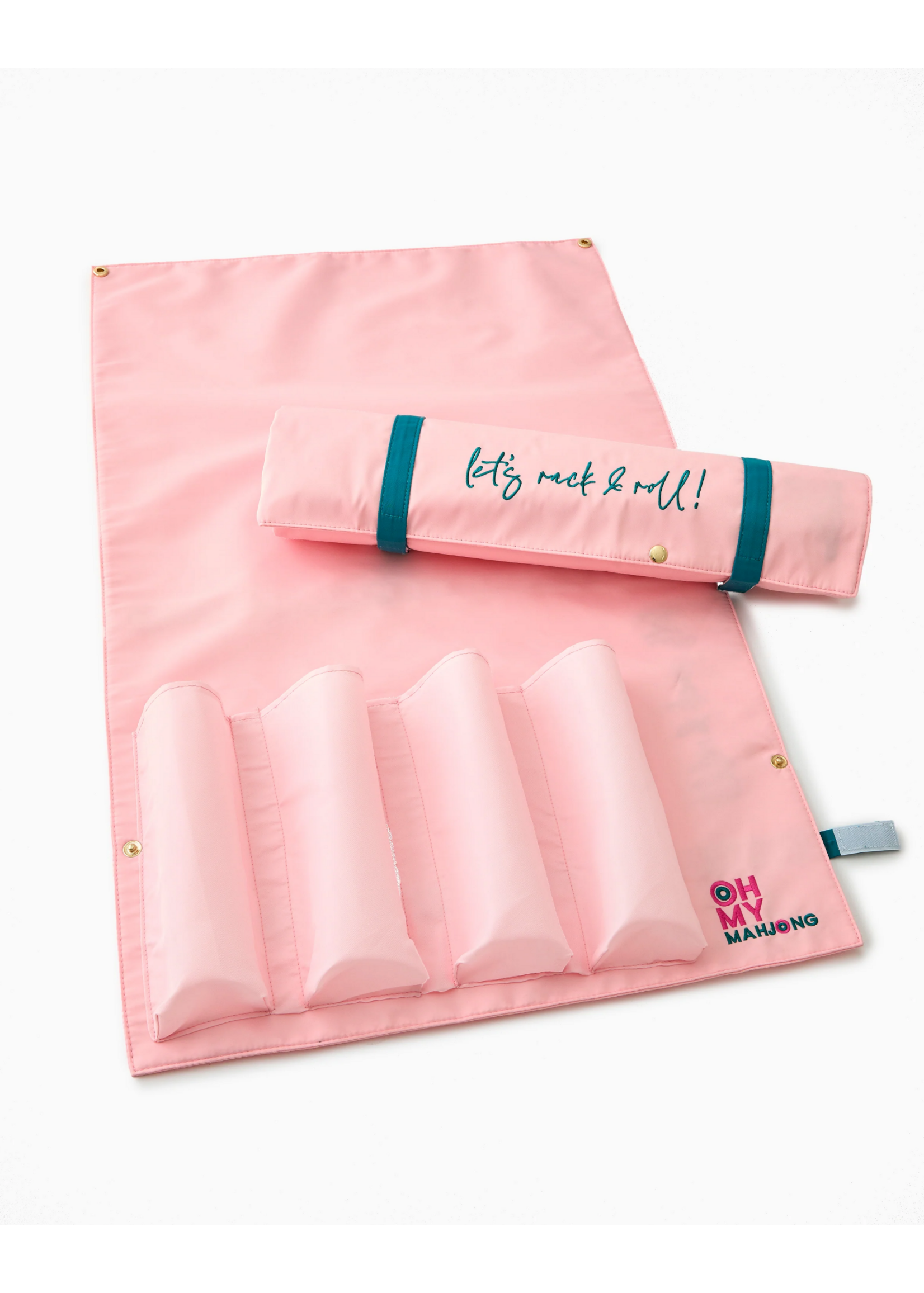 Oh My Mahjong Light Pink Let's Rack and Roll Bag