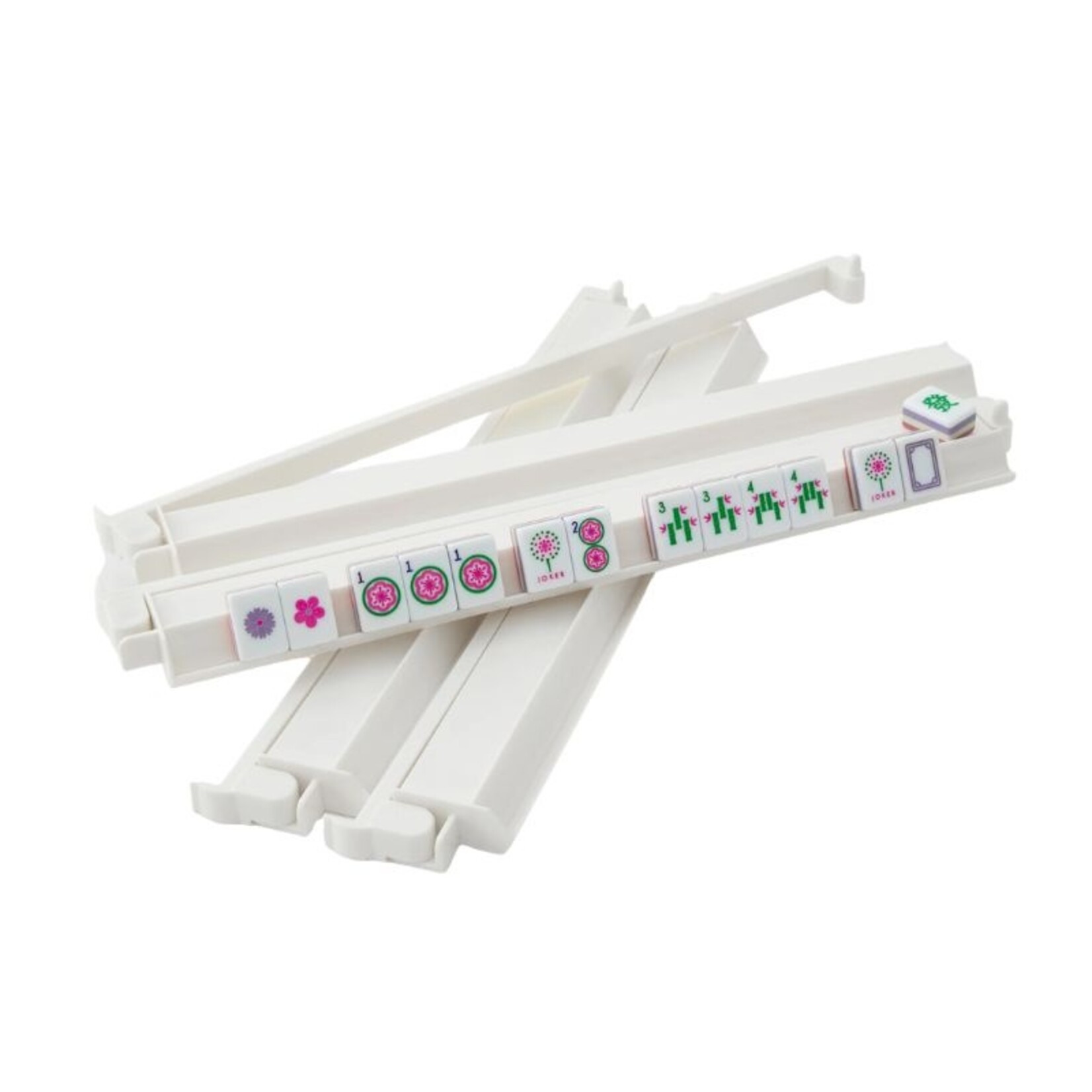 Oh My Mahjong White  Acrylc Rack and Pusher Set