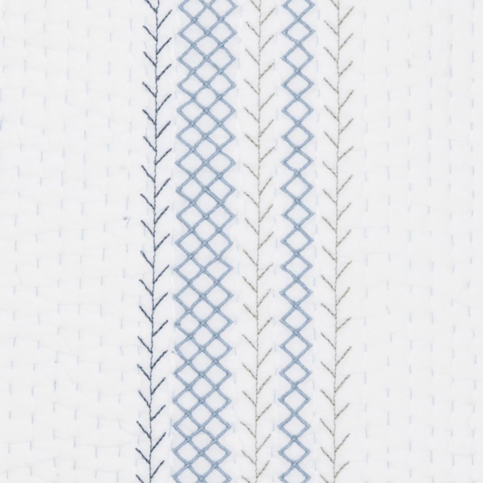 John Robshaw John Robshaw Rimi Light Indigo Coverlet Full/Queen