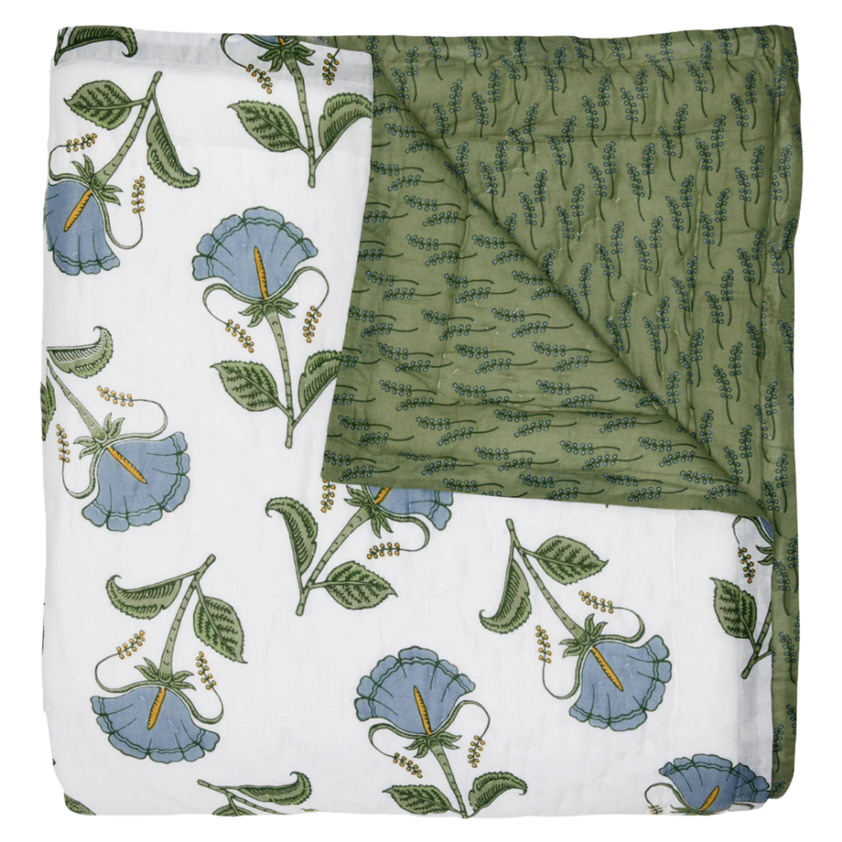 John Robshaw John Robshaw Farah Light Indigo Quilt Full/Queen