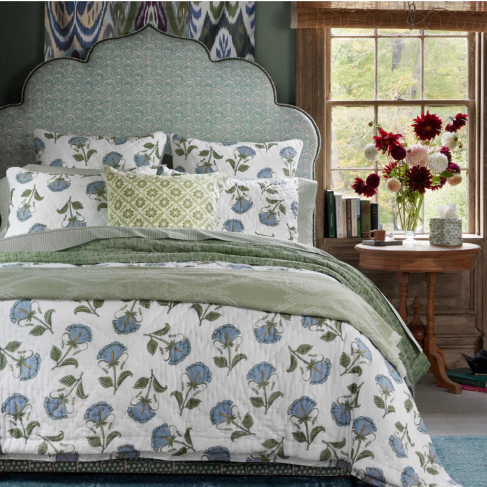 John Robshaw John Robshaw Farah Light Indigo Quilt Full/Queen