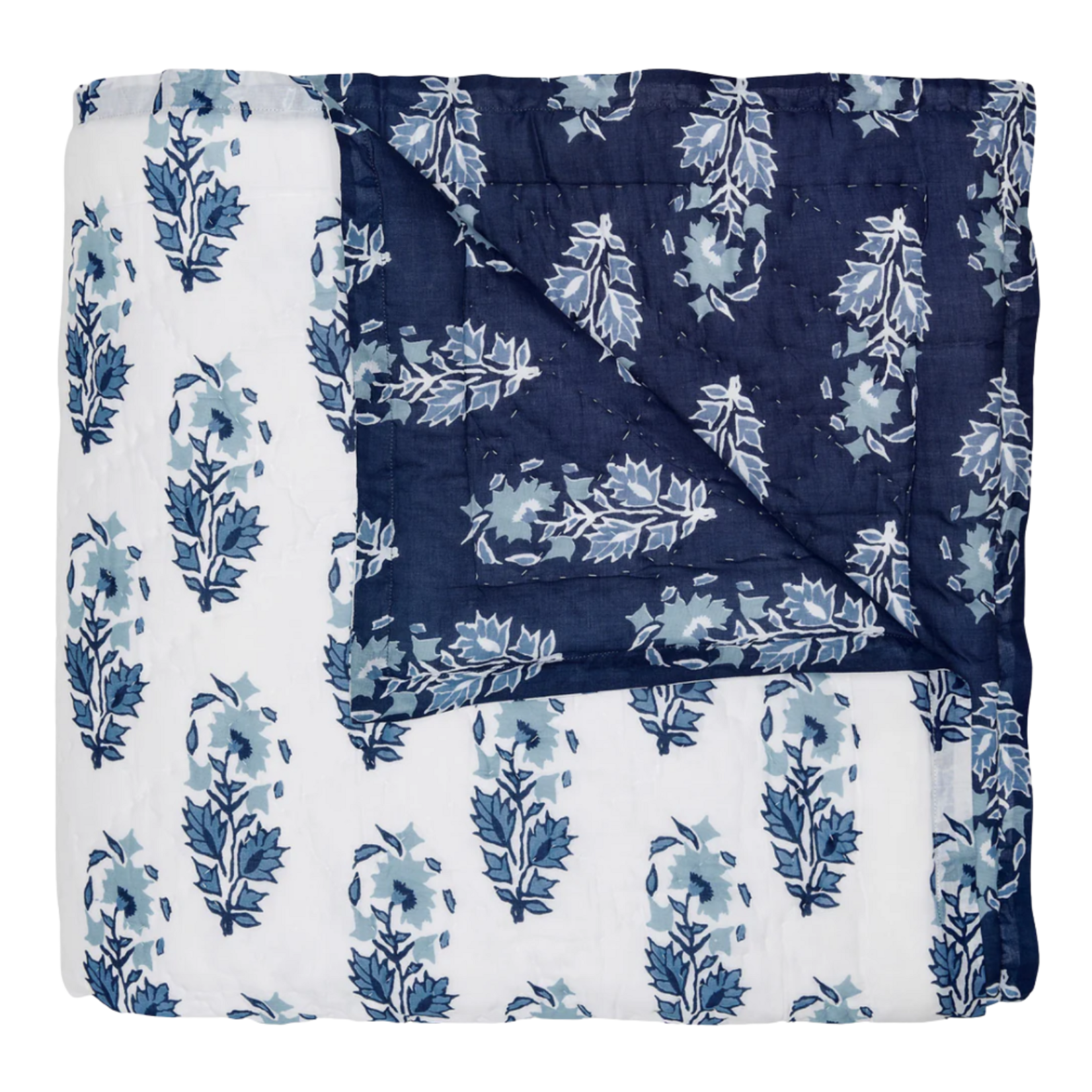 John Robshaw John Robshaw Kanak Indigo Quilt Full/Queen