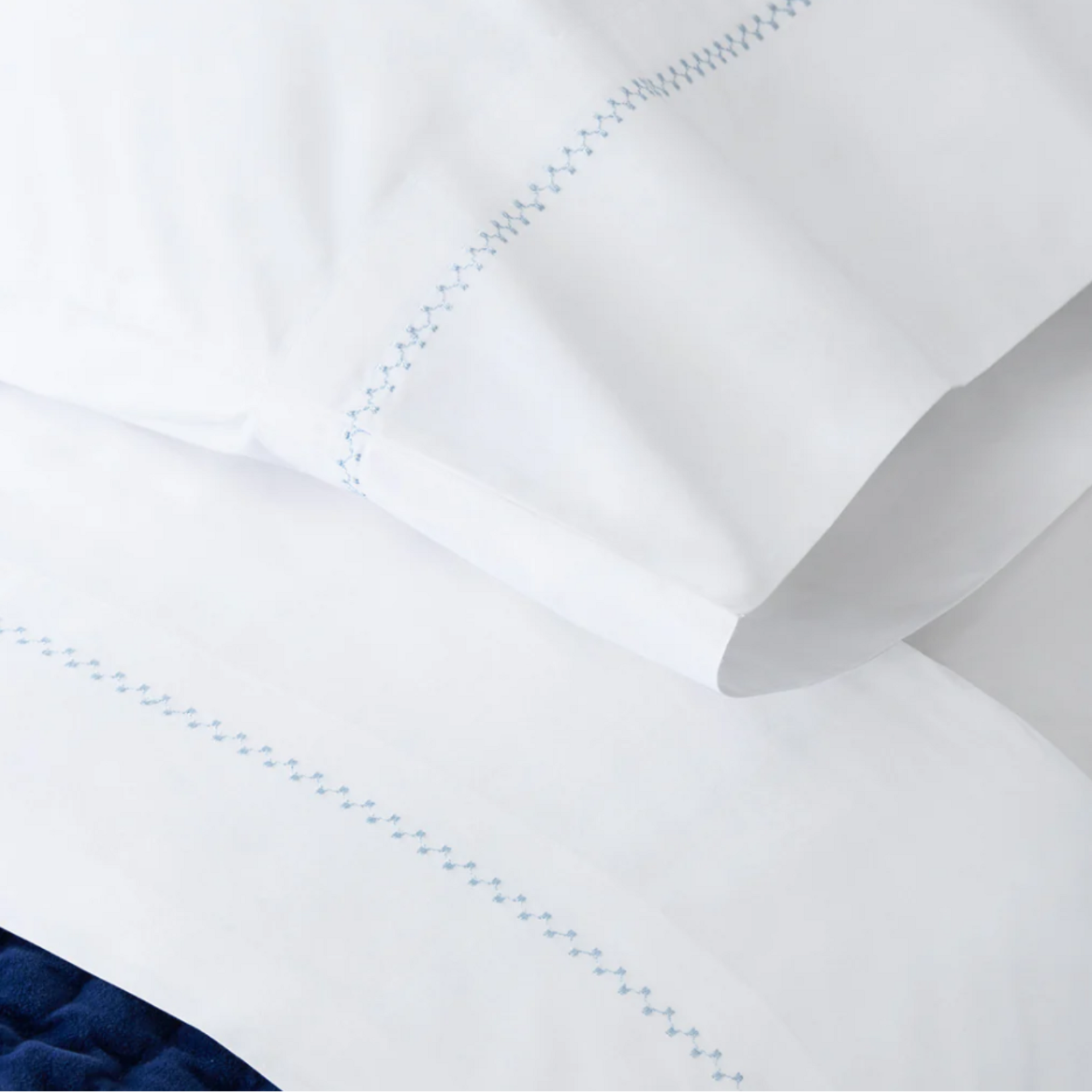 John Robshaw John Robshaw Anketi Light Indigo Organic Sheet Set