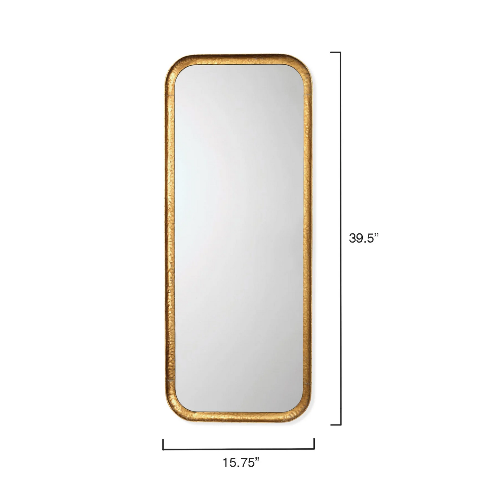 Capital Rectangle Mirror Gold