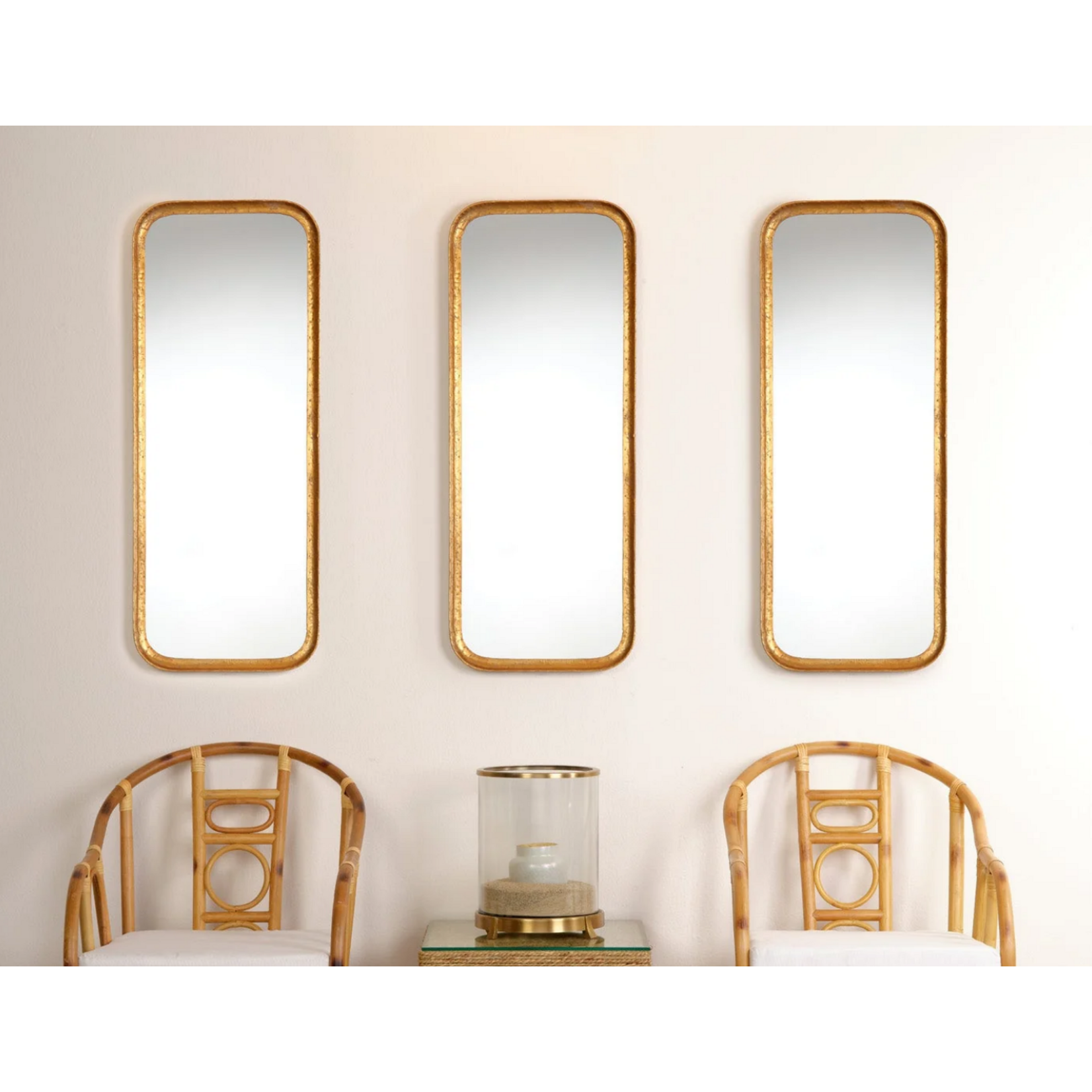 Capital Rectangle Mirror Gold