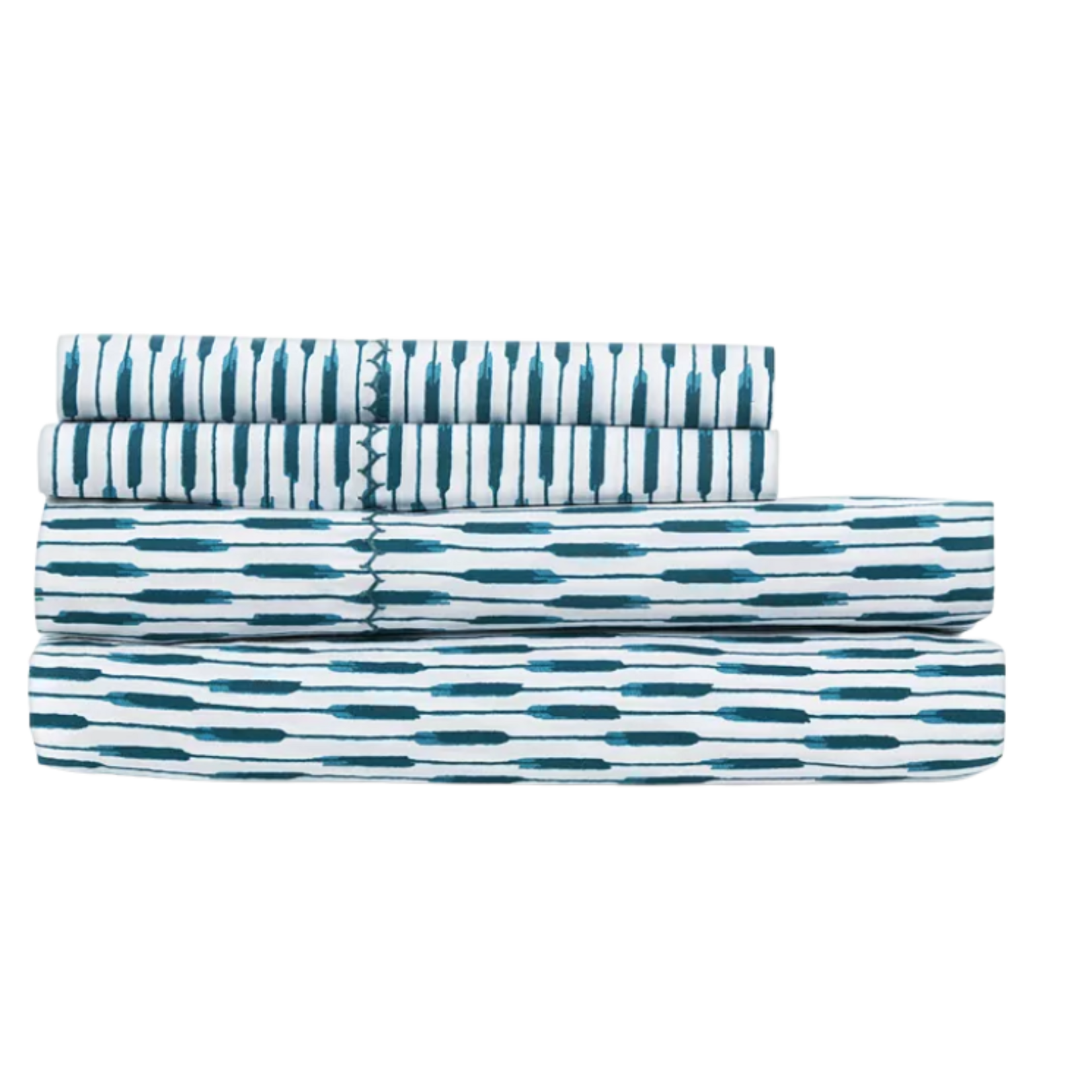 John Robshaw John Robshaw Gopan Peacock Sheet Set Full/Queen