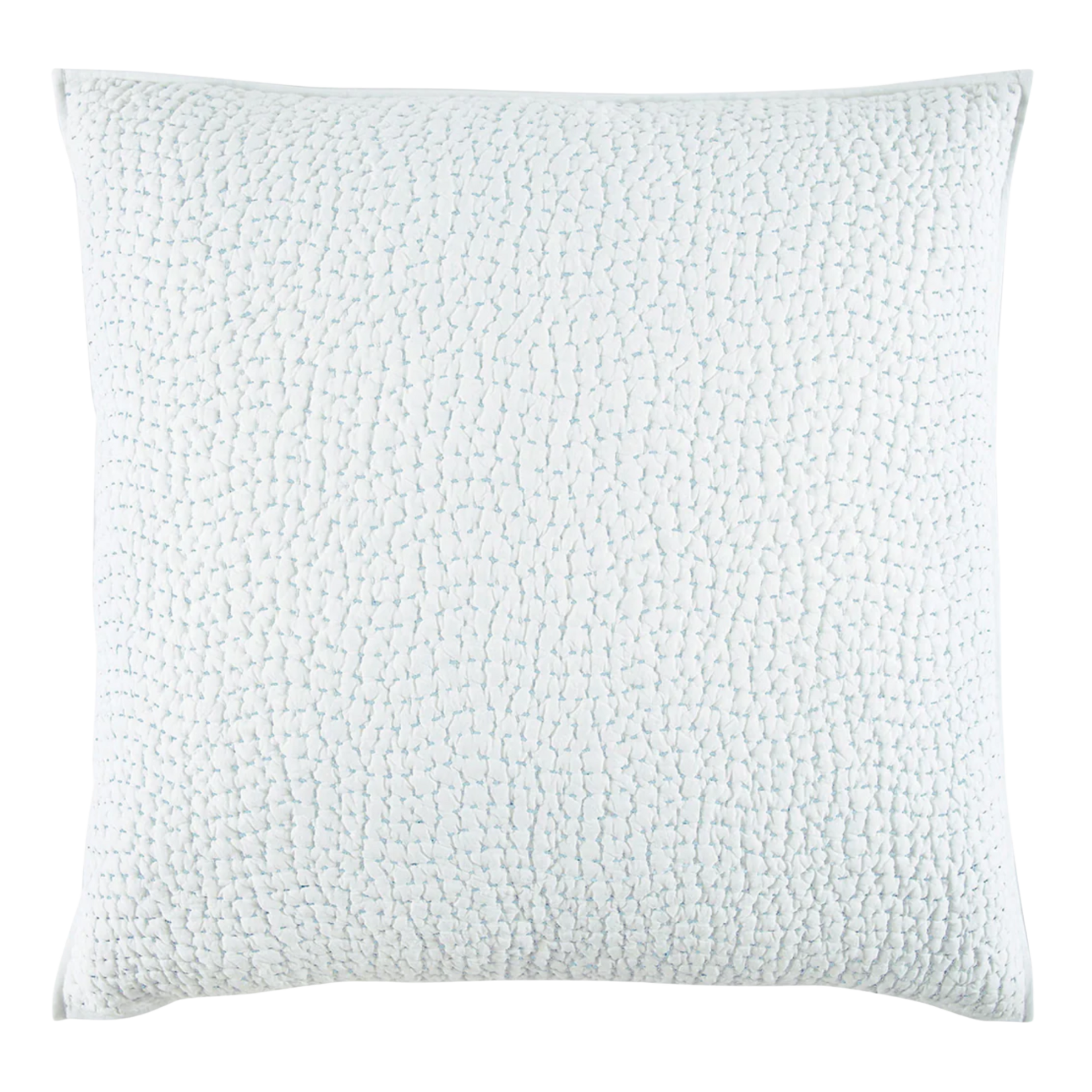 John Robshaw John Robshaw Organic Hand Stitched Mist Euro Sham