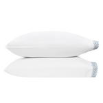 Matouk Matouk Felix Standard Pillowcase Pair Hazy Blue