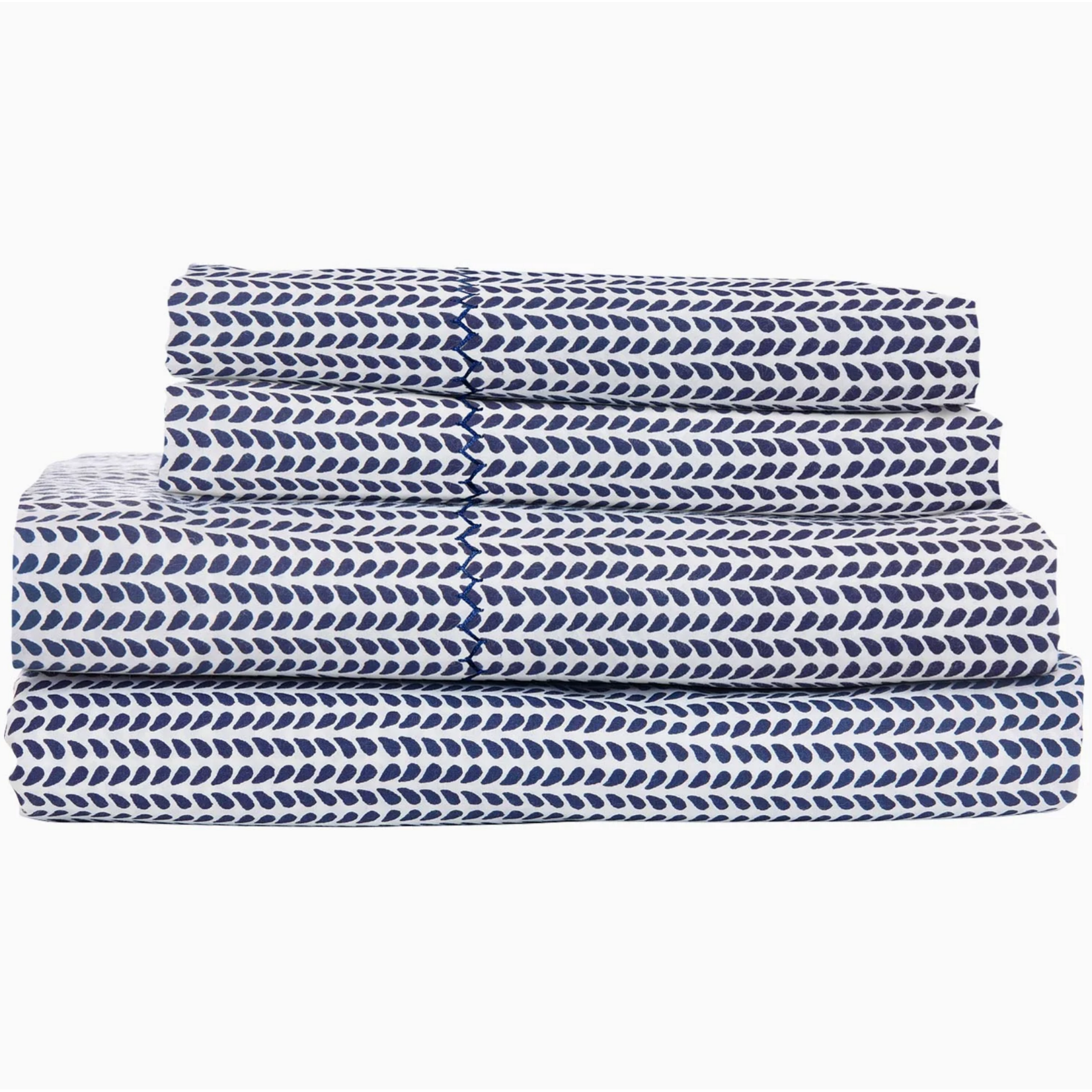 John Robshaw John Robshaw Cinde Indigo Organic Sheet Set