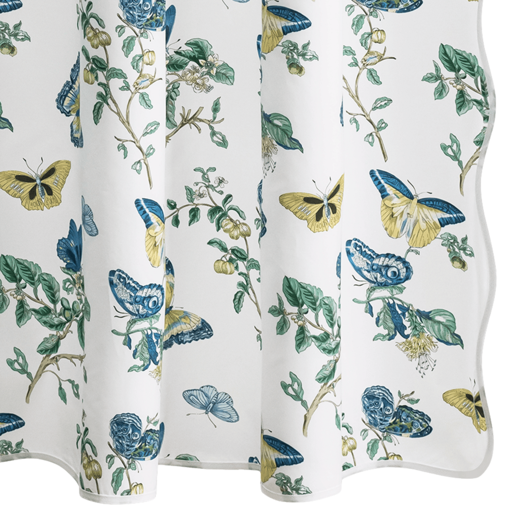 Matouk Matouk Baudin Butterfly Shower Curtain Persian Blue - 72x84