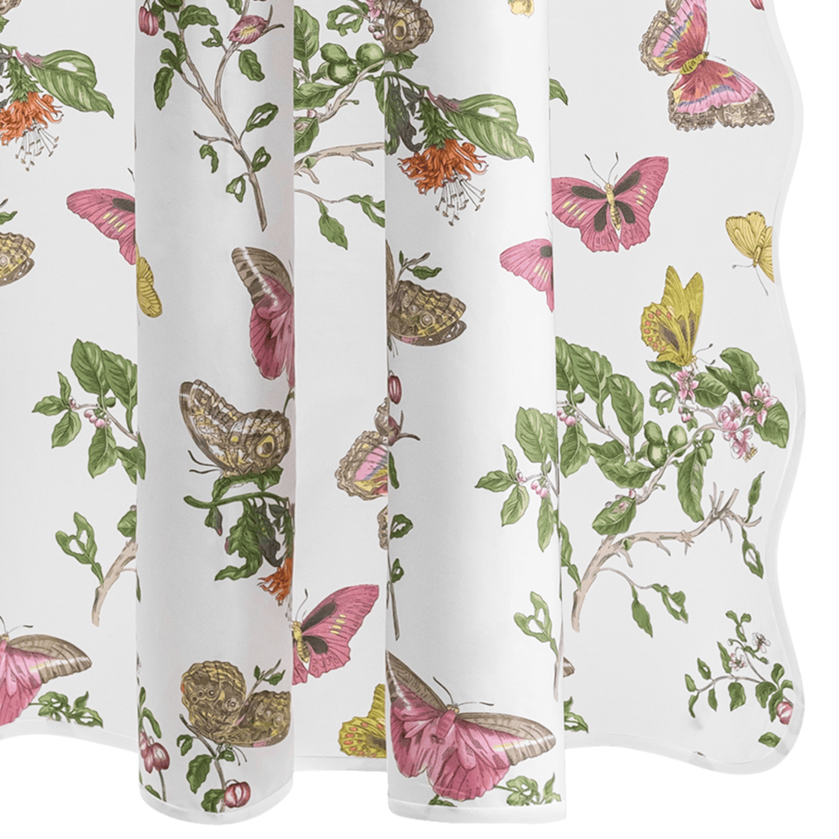 Matouk Matouk Baudin Butterfly Shower Curtain Pink - 72x84