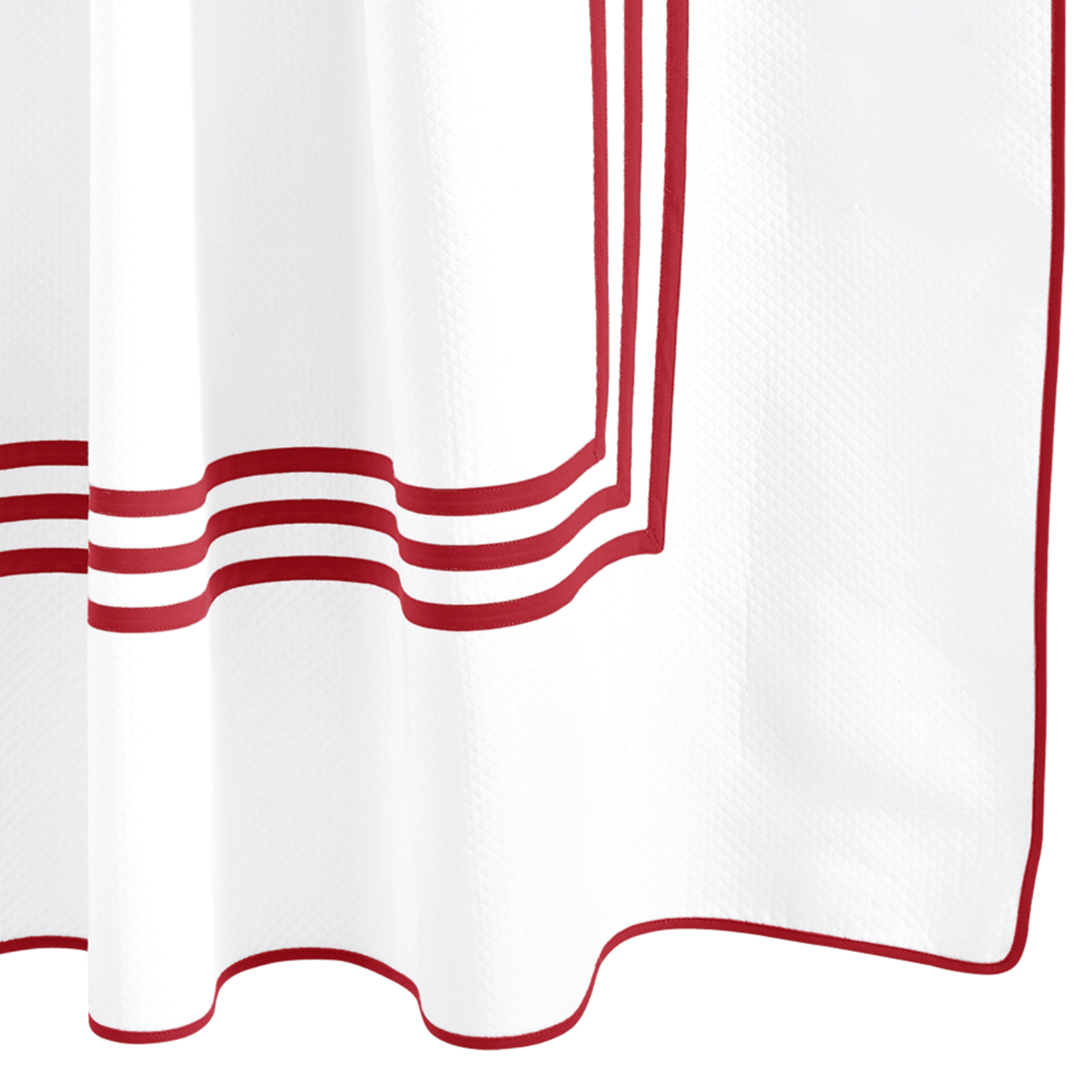 Matouk Matouk Newport Shower Curtain in Cotton - 72x72