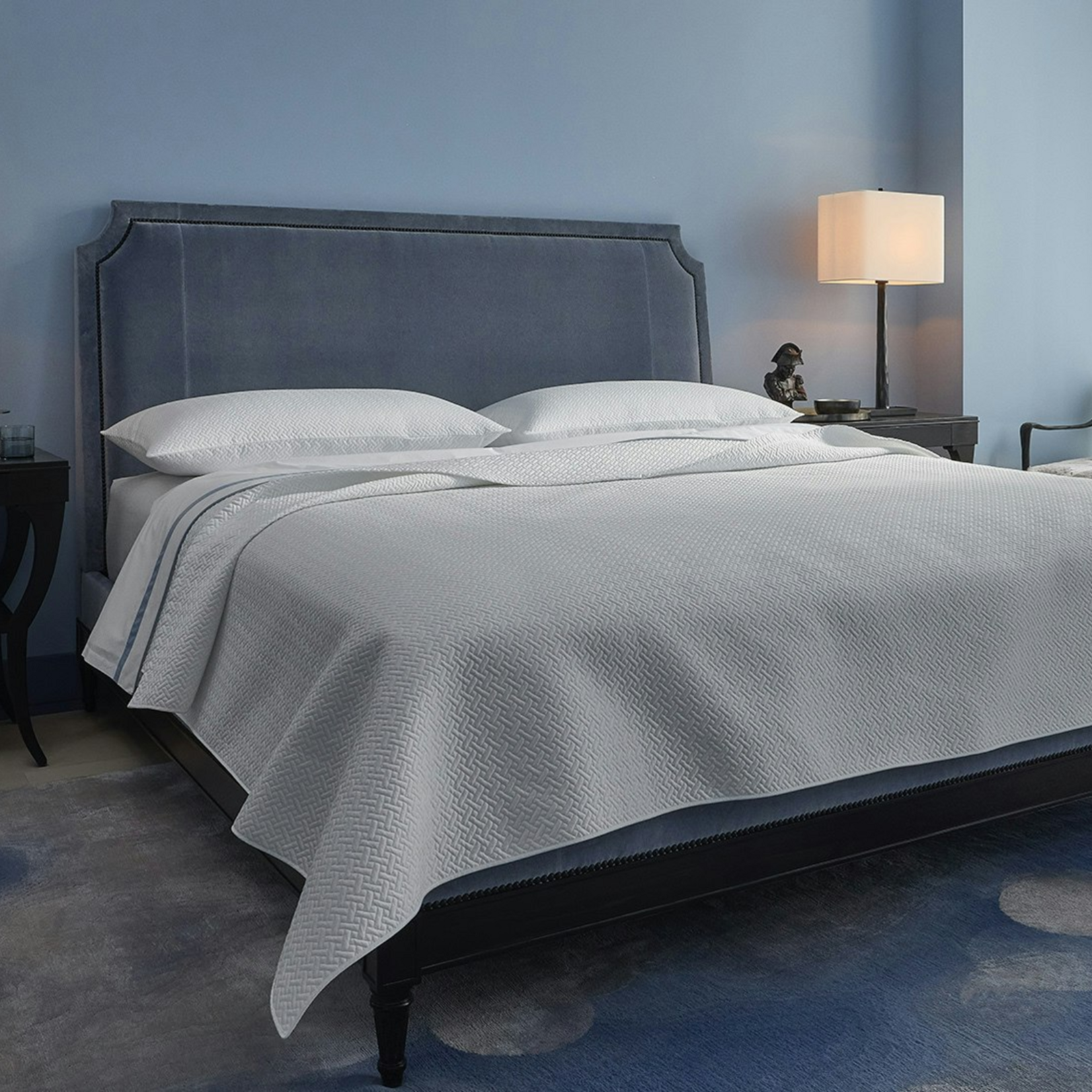 Matouk Matouk  Basketweave Quilt Full/Queen  White