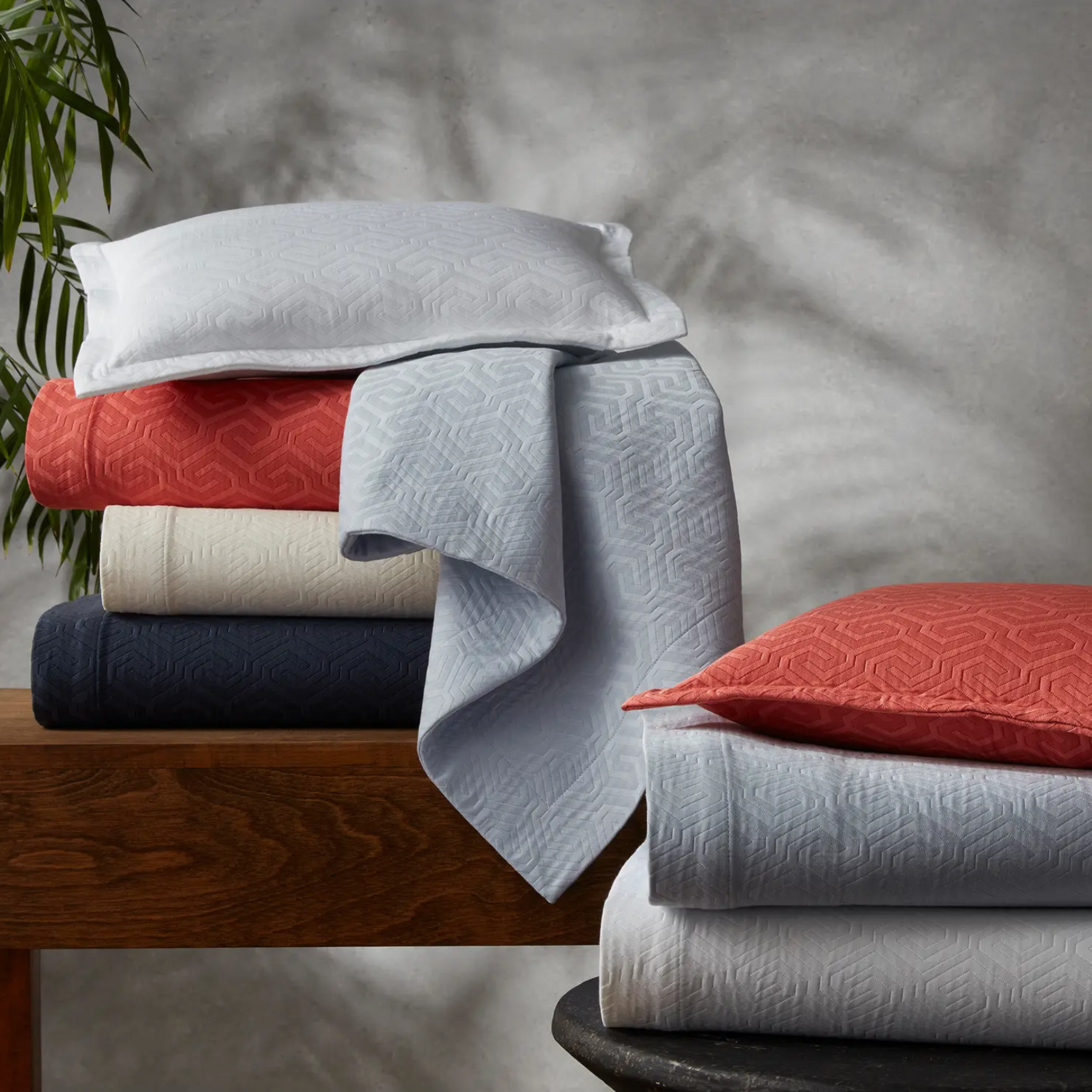 Matouk Matouk Athena Coverlet Full/Queen White - Discontinued